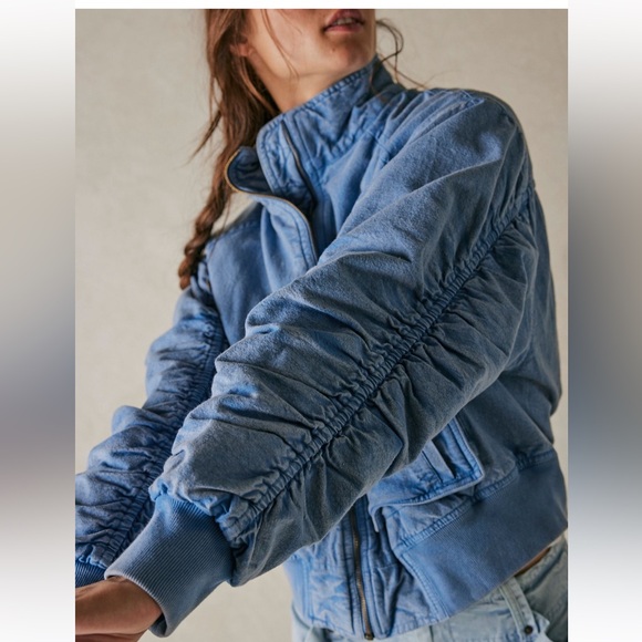 Free People We The Free Flying High Bomber Jacket - Picture 4 of 6
